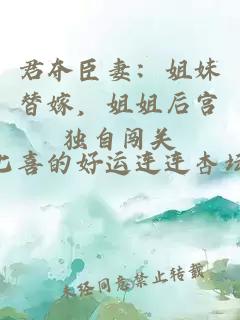 君奪臣妻：姐妹替嫁，姐姐后宮獨(dú)自闖關(guān)